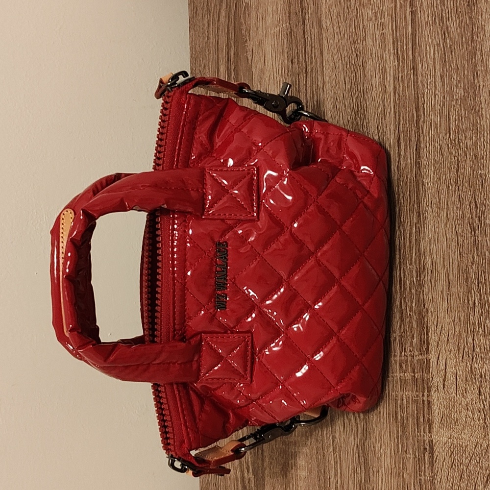 MZ Wallace red lacquer mini bag. It was only worn a handful of times.